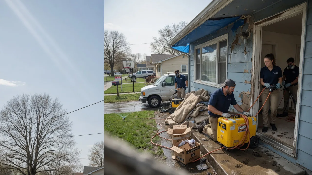 Basement Flood Cleanup in Bullhead, SD near me